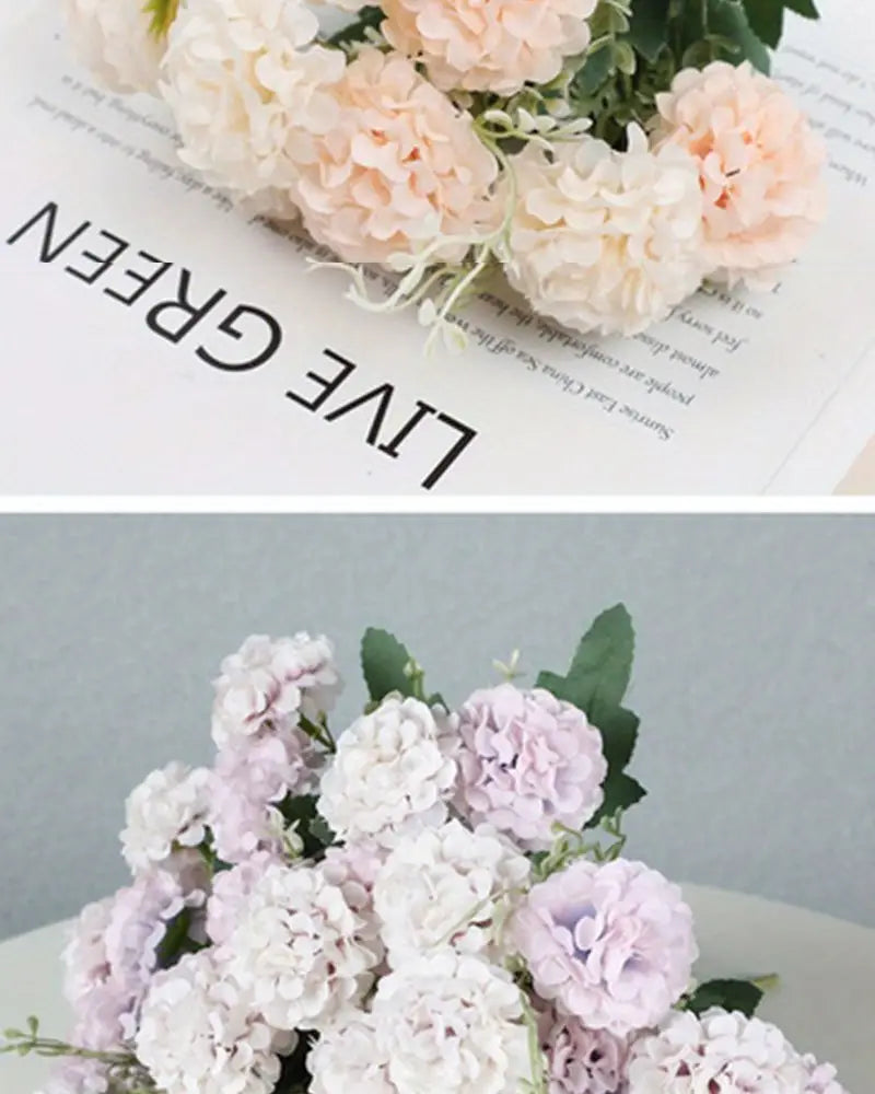 Artificial Chrysanthemum Flower–Realistic Silk Faux Floral Stem for Home & Wedding Décor