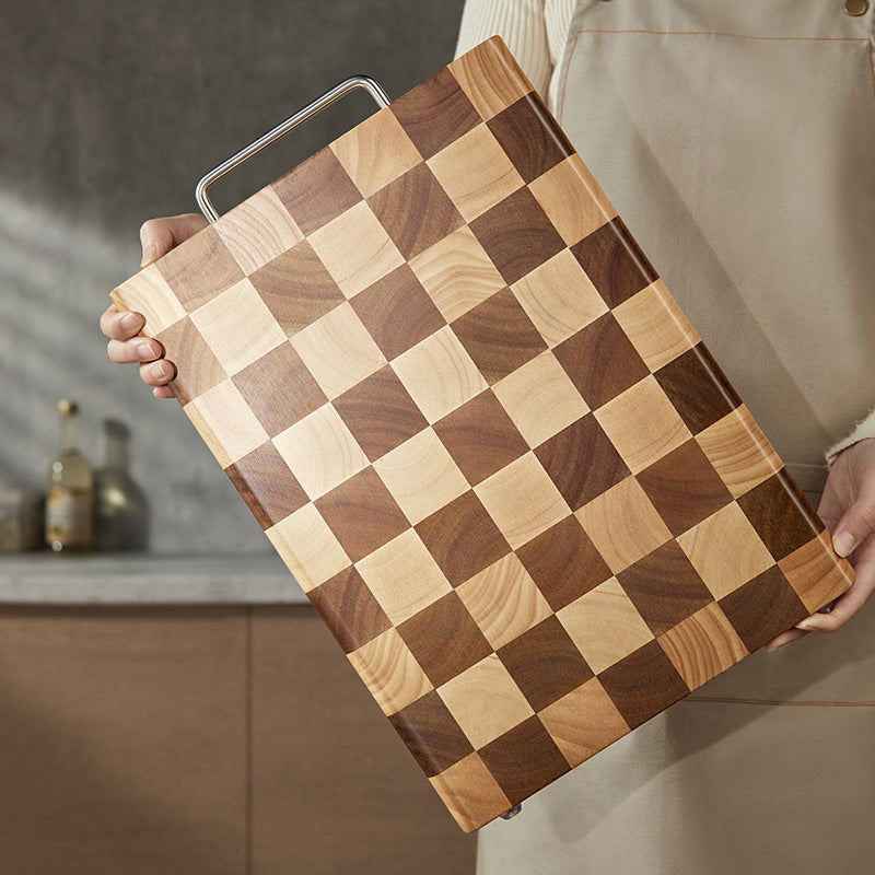 Mango Acacia Wooden Chopping Board–Modern Kitchen Cutting Board for Food Prep & Serving
