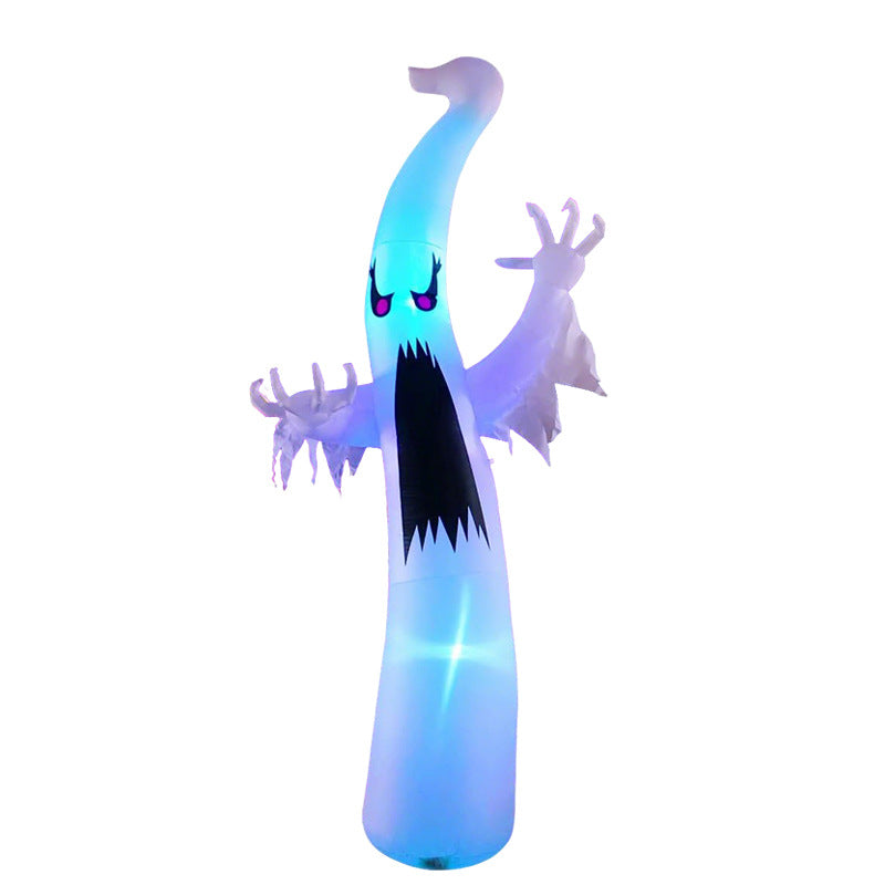 3.6M LED Inflatable Halloween Ghost – Giant Outdoor Yard Decoration