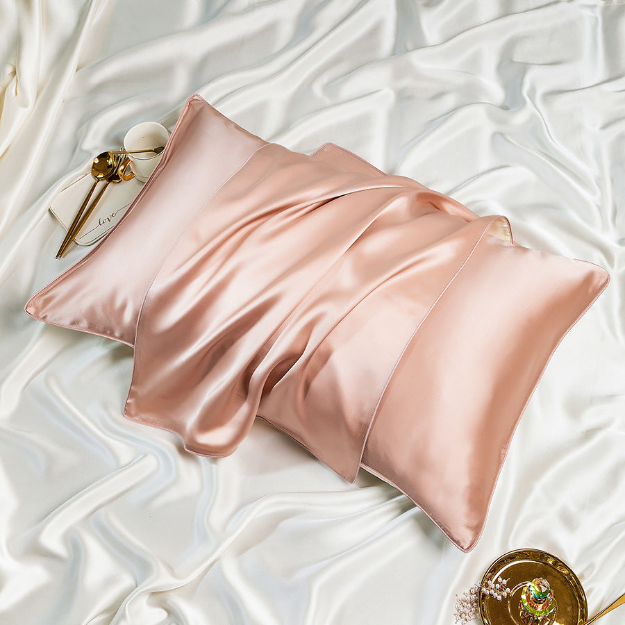 Silk Pillowcase Set (2 Pack) 48x74cm-Luxury Smooth Satin Pillow Covers-Hair & Skin Friendly Cooling Pillowcases