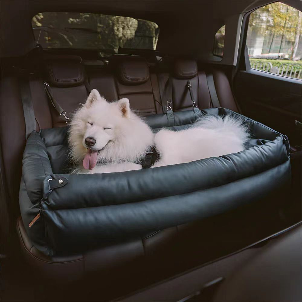 Luxury Car Travel Foam Dog Sofa Bed – Waterproof Washable Pet Couch