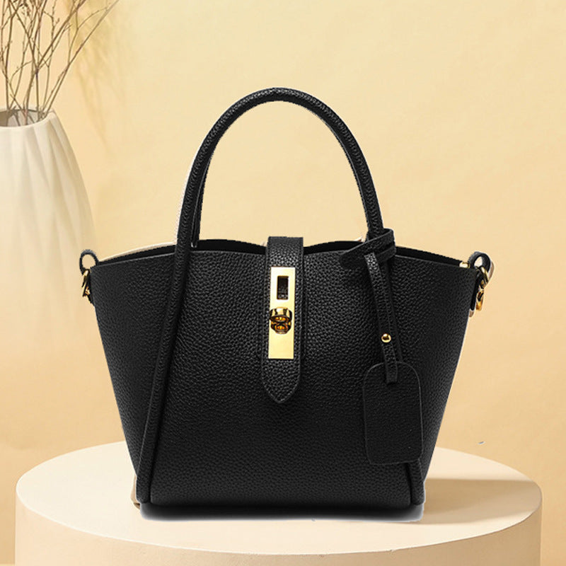 Urban Simplicity Bucket Bag–Women's Stylish Everyday Shoulder Handbag