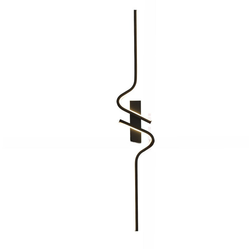 Modern Wave LED Wall Light–Minimalist Aluminium Wall Sconce