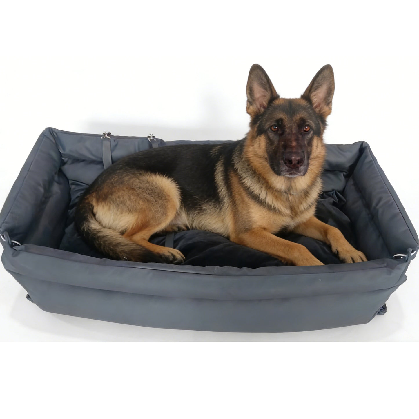 Extra Large Comfortable Dog Bed–Washable Calming Pet Sofa Bed With Carry Handle