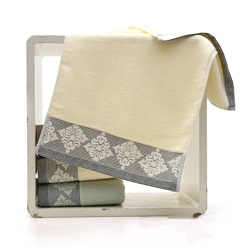 Couples Cotton Towel Set Bulk-Soft Absorbent Bathroom Towels-Matching Luxury Bath Towels Set
