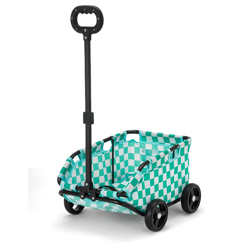 Foldable Pet Stroller - Lightweight Dog & Cat Pram with Breathable Mesh