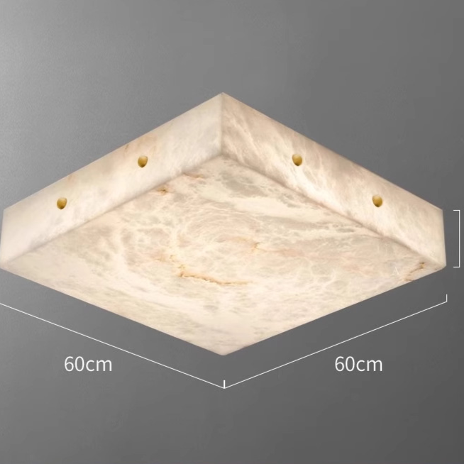Spanish Marble LED Ceiling Light - Luxury Ultra-Thin Ceiling Lamp