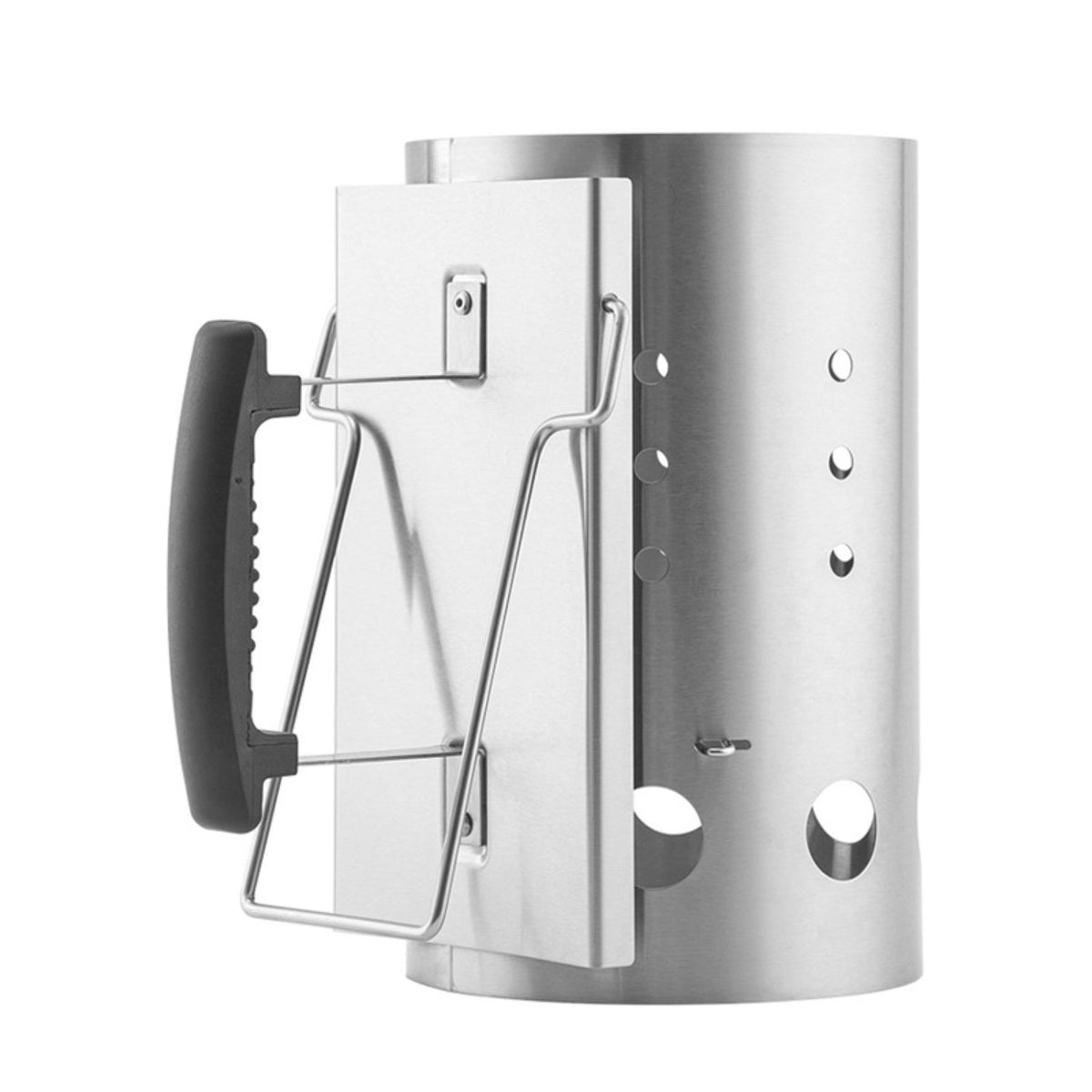 Stainless Steel Fire Bucket - Portable BBQ Charcoal Starter & Camping Fire Barrel