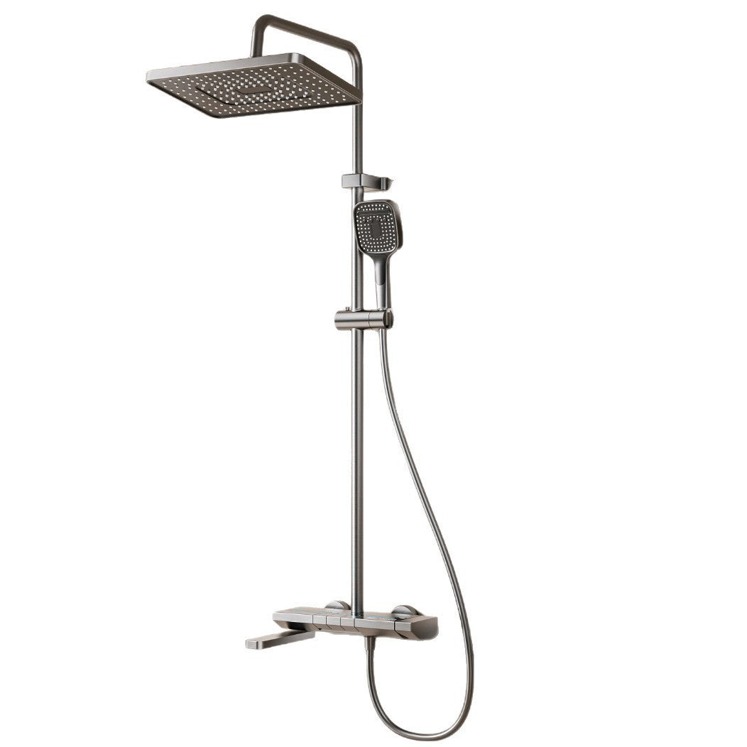 Luxury Digital Thermostatic Shower System – Rainfall Shower Set with LED Display