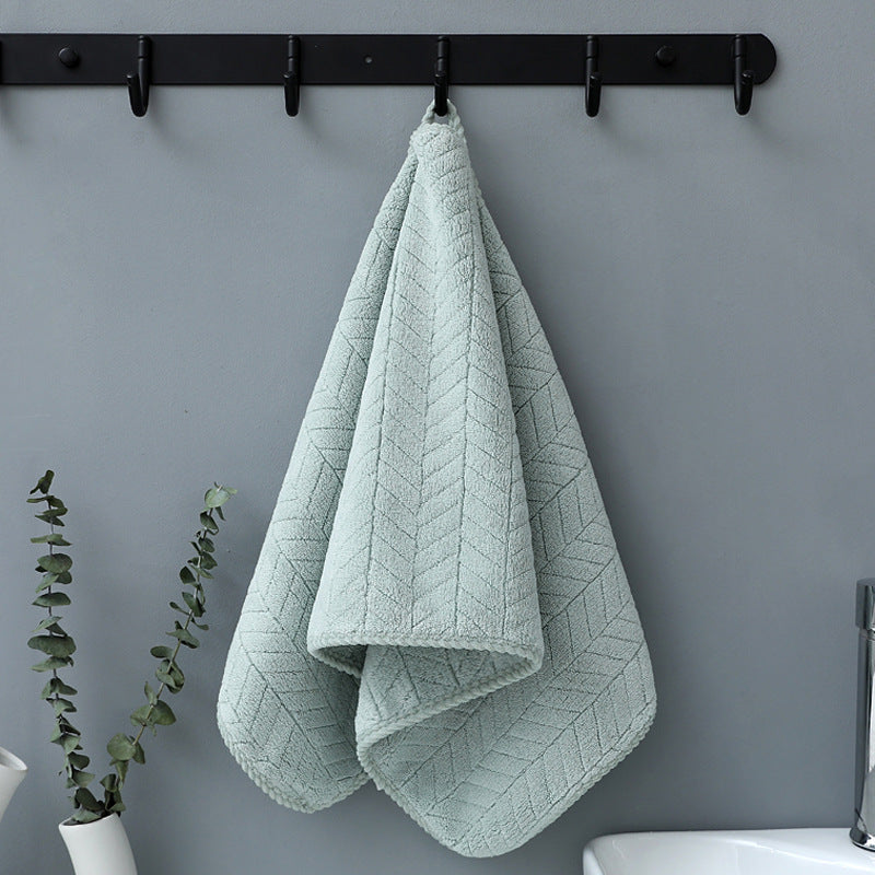 Coral Velvet Hand Towel 35x75cm-Ultra Soft Quick Dry Absorbent Towel-Luxury Bathroom Face & Hand Towel