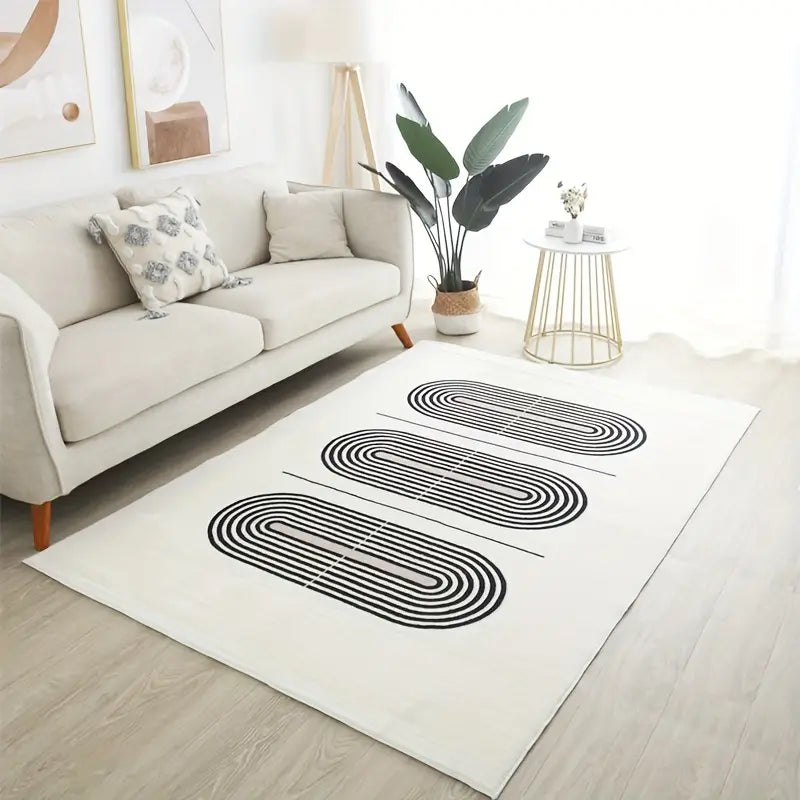 Modern Cashmere Floor Mat–Soft Rectangle Area Rug for Bedroom, Bathroom & Living Room Décor