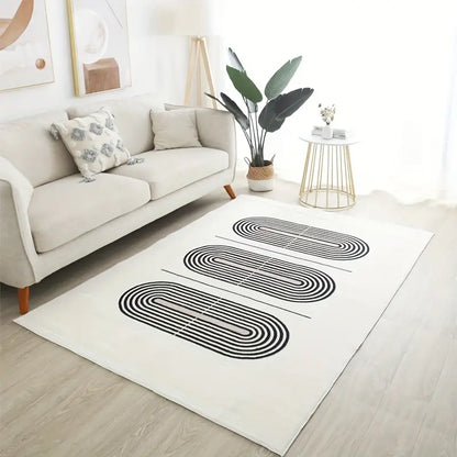 Modern Cashmere Floor Mat–Soft Rectangle Area Rug for Bedroom, Bathroom & Living Room Décor