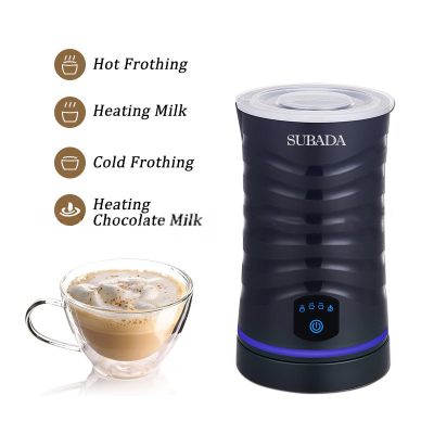 Automatic Milk Frother & Heater–Electric Hot & Cold Milk Foam Maker for Coffee & Hot Chocolate