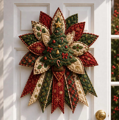 DIY Christmas Felt Sewing Kit - Handmade Christmas Door Hanger Craft Kit with 7 Festive Designs
