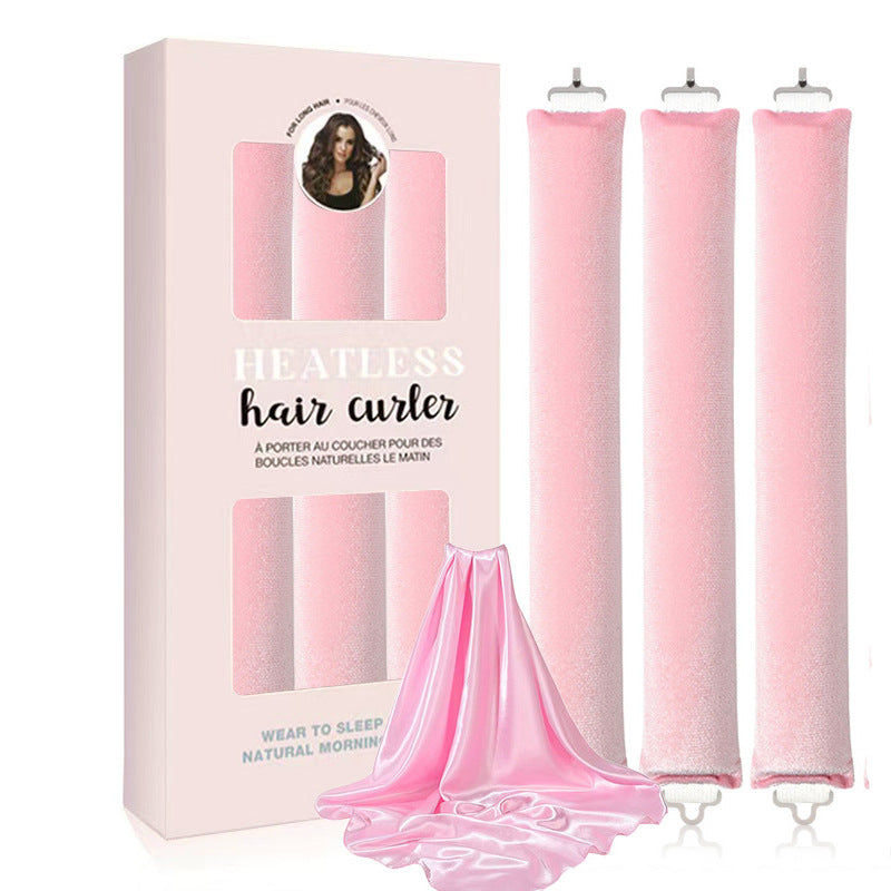 Heatless Curling Rod Set–Overnight Hair Curling Kit For Soft Natural Waves