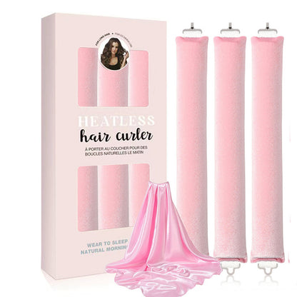 Heatless Curling Rod Set–Overnight Hair Curling Kit For Soft Natural Waves