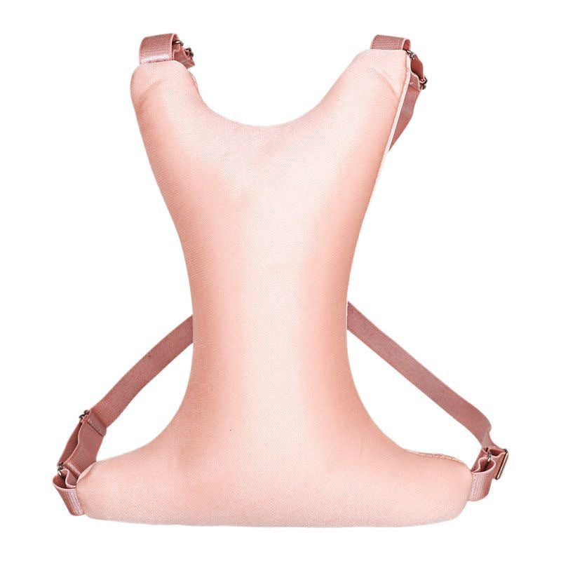 Side Sleeping Breast Support Pillow - Contoured Comfort Pillow for Women