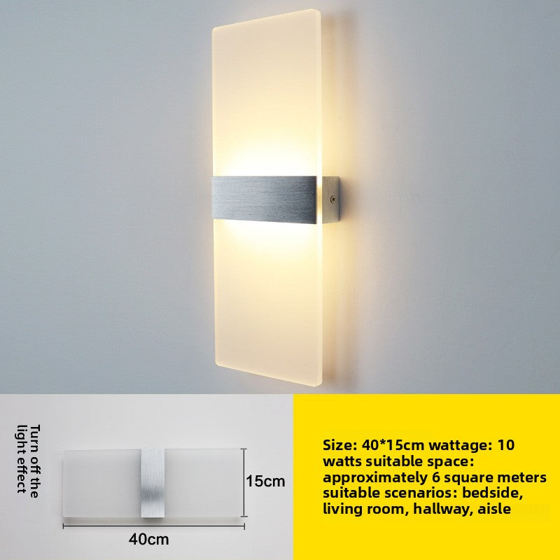 Modern Stylish LED Wall Light–3-Colour Dimmable Minimalist Wall Sconce