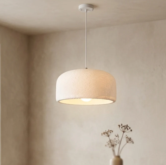 Wabi-Sabi Pendant Light - Japanese Minimalist LED Hanging Ceiling Lamp