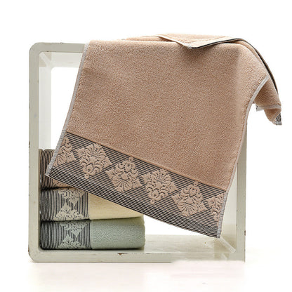 Couples Cotton Towel Set Bulk-Soft Absorbent Bathroom Towels-Matching Luxury Bath Towels Set