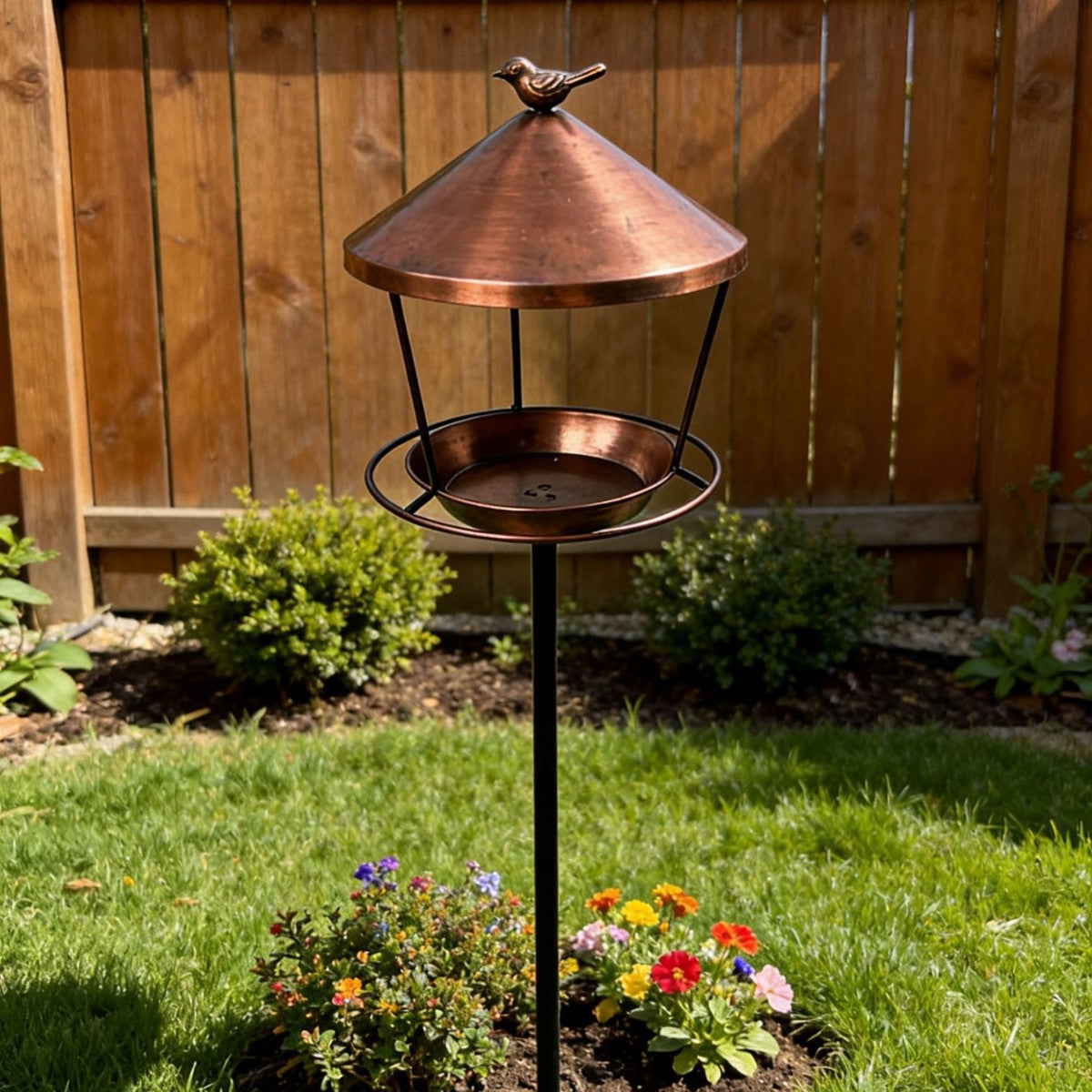 Decorative Iron Ring Bird Feeder–Garden Bird Feeding Station & Outdoor Garden Ornament