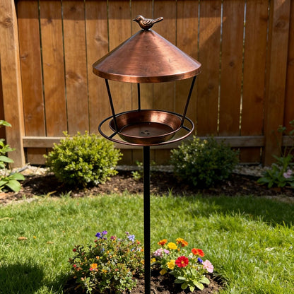 Decorative Iron Ring Bird Feeder–Garden Bird Feeding Station & Outdoor Garden Ornament