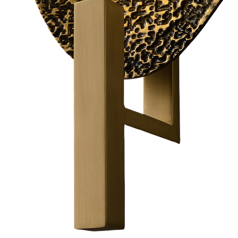 Modern Copper LED Wall Light - Luxury Minimalist Wall Sconce with Warm Light