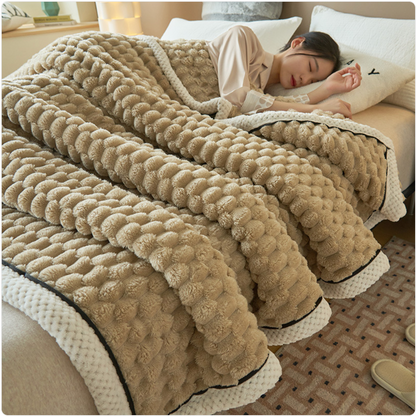 Golden Turtle Velvet Blanket–Ultra Soft All-Season Throw for Bed, Sofa & Relaxation