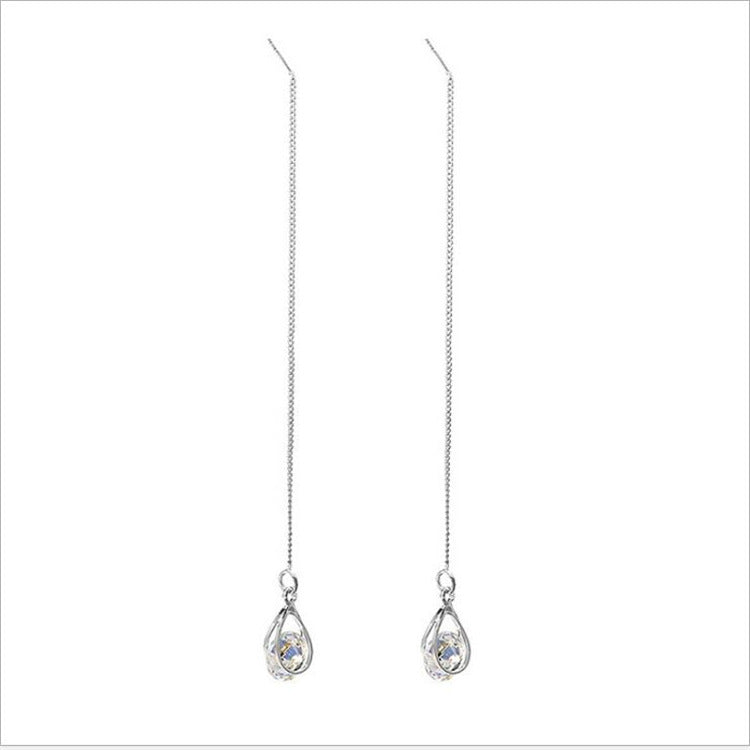 Water Drop Tassel Earrings–Asymmetrical Gold & Silver Drop Earrings, Elegant Alloy Statement Jewellery