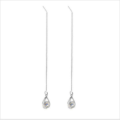 Water Drop Tassel Earrings–Asymmetrical Gold & Silver Drop Earrings, Elegant Alloy Statement Jewellery