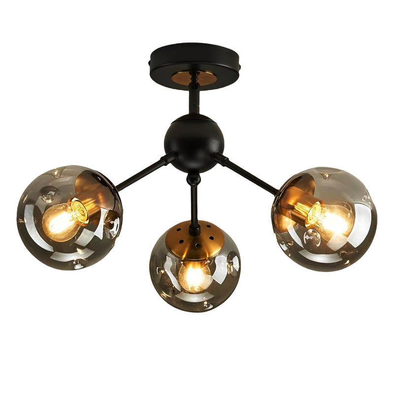 Modern Nordic LED Ceiling Light - Glass Pendant Ceiling Lamp for Hallway, Entryway & Living Room