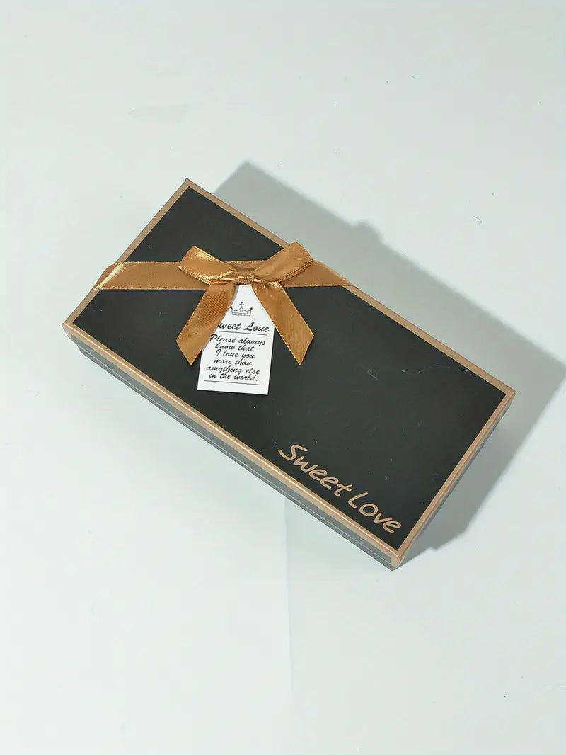 Luxury Soap Flower Gift Box with Kawaii Bear–Romantic Rose Bouquet for Special Occasions