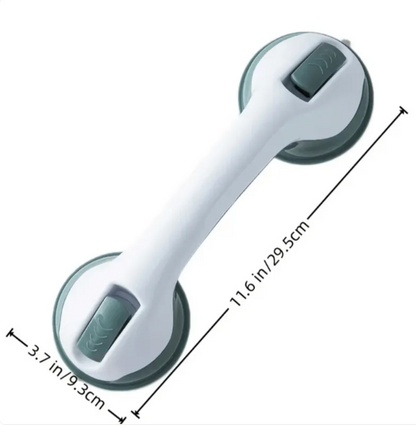Suction Grab Handle for Bathroom-Non-Slip Safety Support Bar-Vacuum Suction Grip Handle for Shower, Glass & Tiles