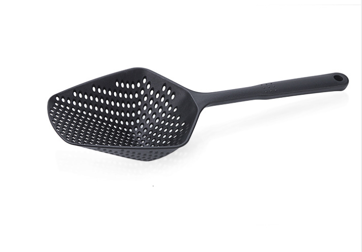 Large Kitchen Scoop Shovel–Nylon Plastic Food Scoop for Ice, Drainage & Serving (Multi-Purpose Kitchen Tool)