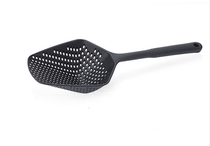 Large Kitchen Scoop Shovel–Nylon Plastic Food Scoop for Ice, Drainage & Serving (Multi-Purpose Kitchen Tool)