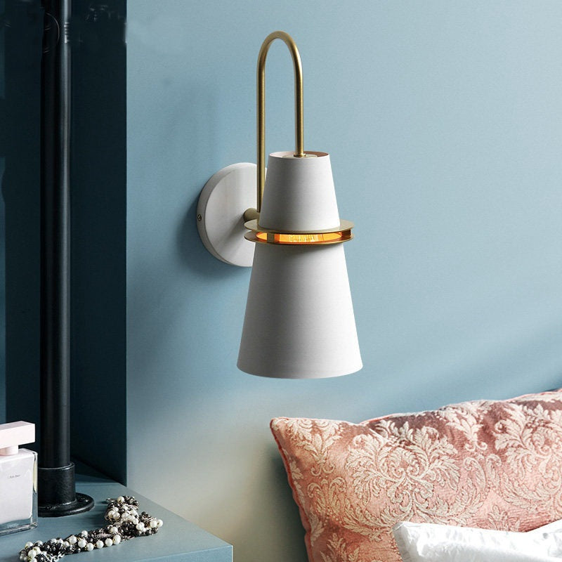 Nordic LED Wall Light - Modern Touch Control Bedside & Hallway Wall Lamp