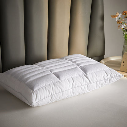 Buckwheat Support Pillow - Double-Sided Cotton Bed Pillow with Natural Buckwheat Filling