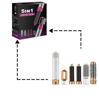 Multifunctional Hot Air Curling Iron–Constant Temperature Hair Styling Tool for Men & Women