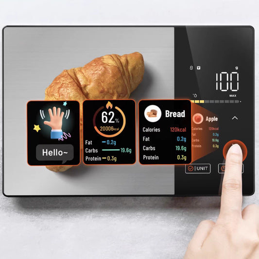 Smart Digital Nutrition Kitchen Scale - Bluetooth Food Scale with Calorie Counter