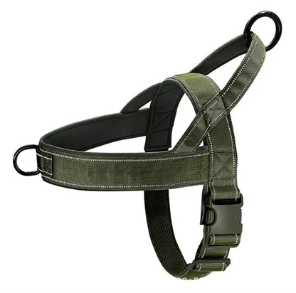 Military Tactical Dog Harness–Heavy-Duty Adjustable No-Pull Pet Vest