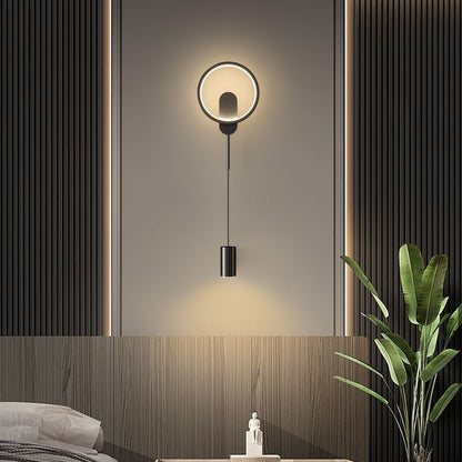 Modern Nordic LED Wall Lamp–Smart Dimmable Resin Wall Light With Remote Control