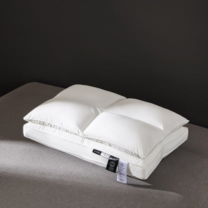 Hotel-Style Microfibre Pillow - Soft Supportive Bed Pillow for Neck & Sleeping Comfort