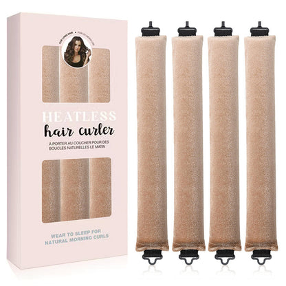 Heatless Curling Rod Set–Overnight Hair Curling Kit For Soft Natural Waves