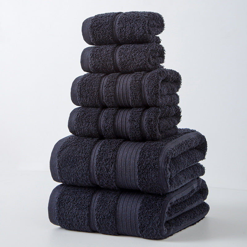 Luxury 6-Piece Cotton Towel Set – Soft & Ultra Absorbent Bathroom Towels