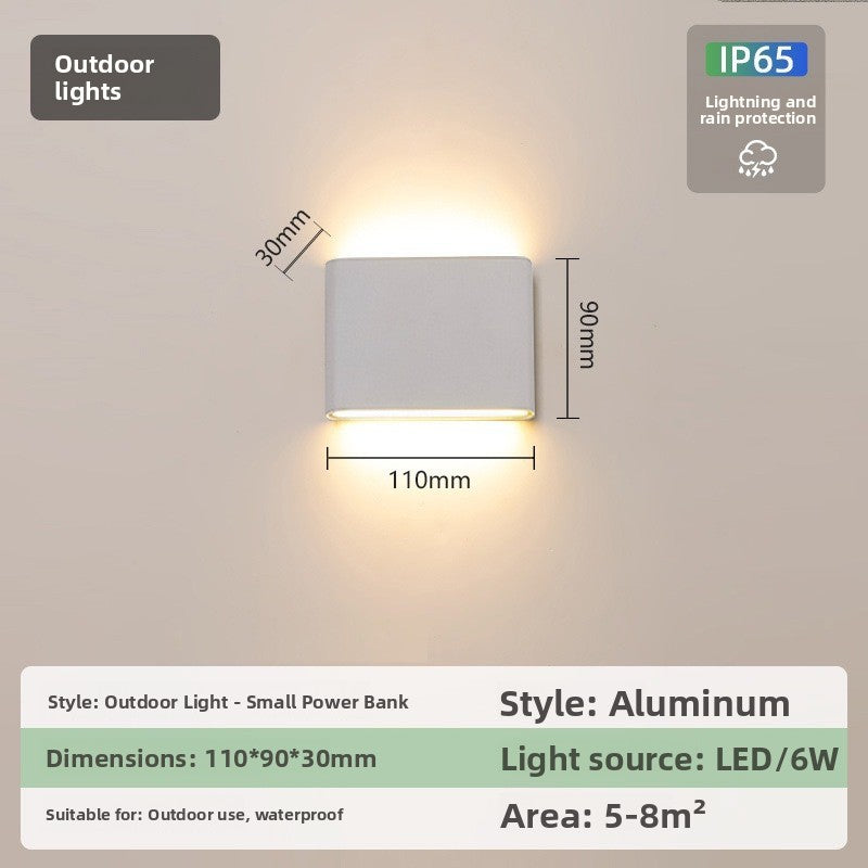 IP65 Ultra-Thin LED Wall Light - Modern Waterproof Indoor & Outdoor Wall Lamp