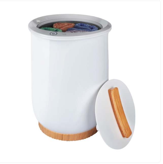 Luxury Bucket Towel Warmer-Large Capacity Heated Towel Warmer for Bathroom-Quick Heat Spa Towel Heater for Towels, Robes & Blankets
