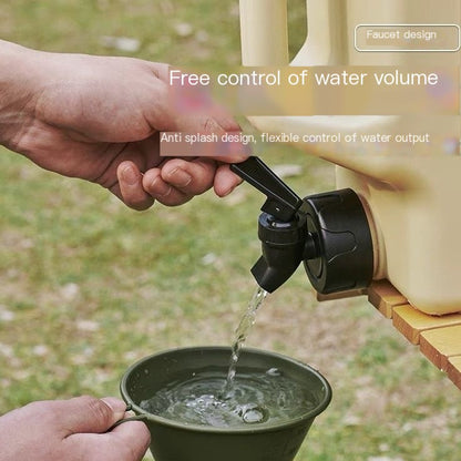 Portable Camping Water Tank with Faucet–Large Capacity Food-Grade Water Storage Container