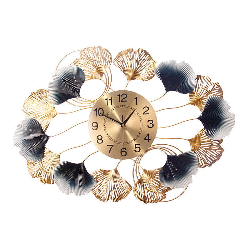 Nordic Modern Wall Clock - Large 75cm Minimalist Metal Quartz Decorative Clock