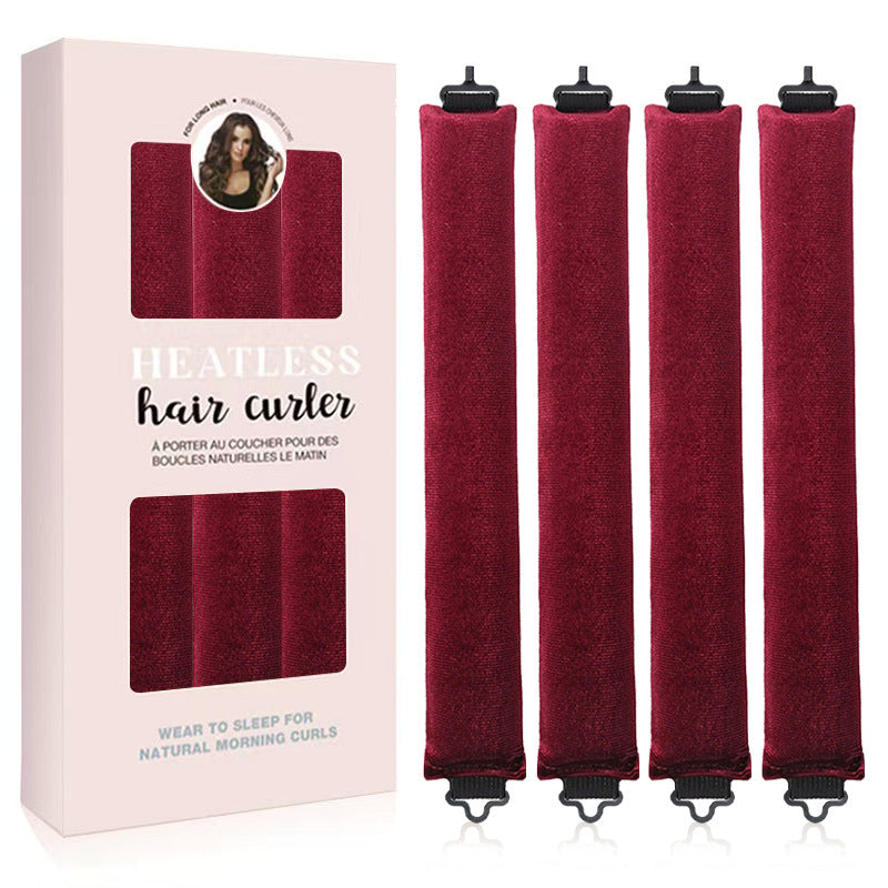 Heatless Curling Rod Set–Overnight Hair Curling Kit For Soft Natural Waves