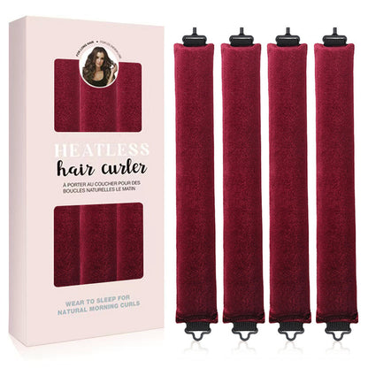 Heatless Curling Rod Set–Overnight Hair Curling Kit For Soft Natural Waves